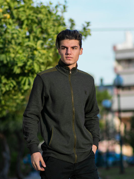 Men's Cardigan Khaki