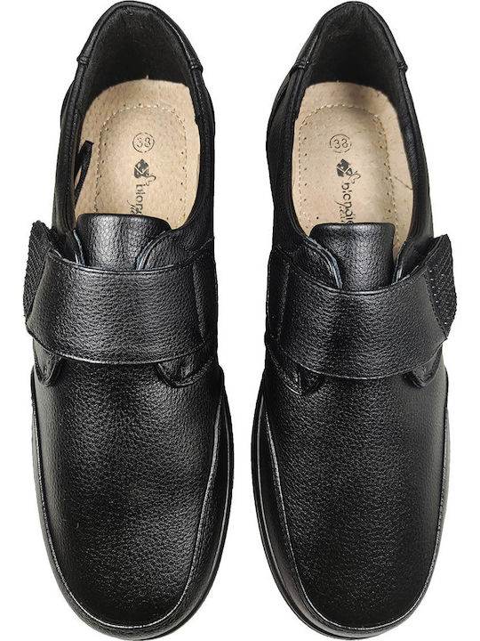 Anatomische Damen Slip-Ons Schwarze