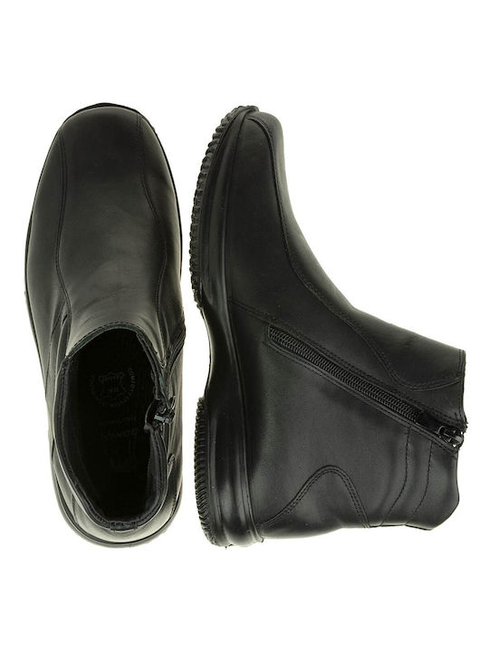 Boxer Men's Leather Boots Black