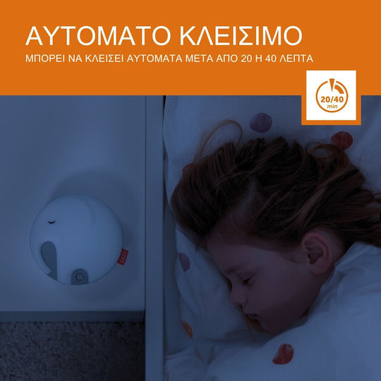 Zazu Sleep Toy Elephant Sleep Aid With Breathing Technique with Lights