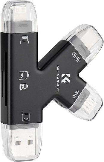 K&F Concept Cititor Carduri Pentru Card SD/MicroSD