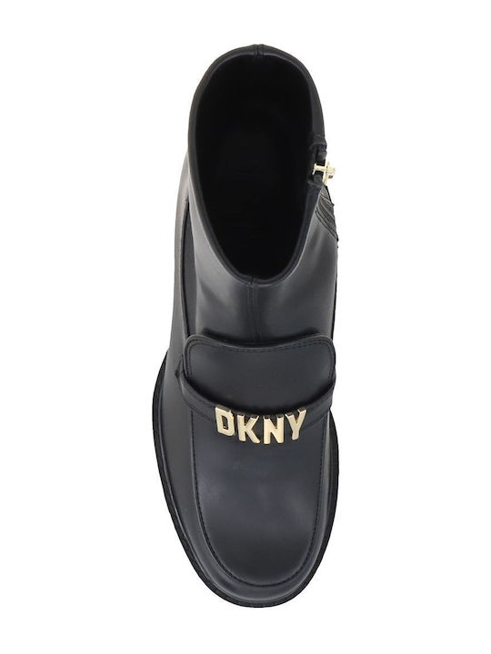 Leather Women's Ankle Boots Black
