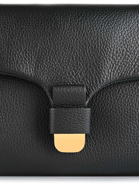 Leather Women's Bag Crossbody Black
