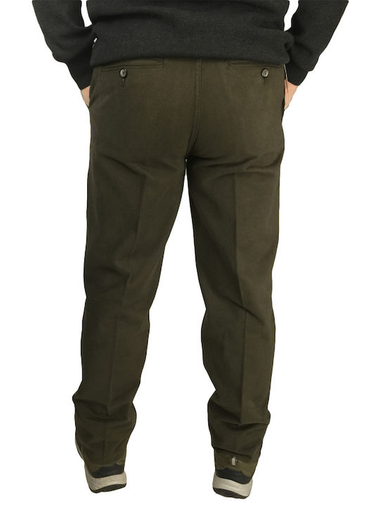 Consorzio Men's Trousers Chino Khaki