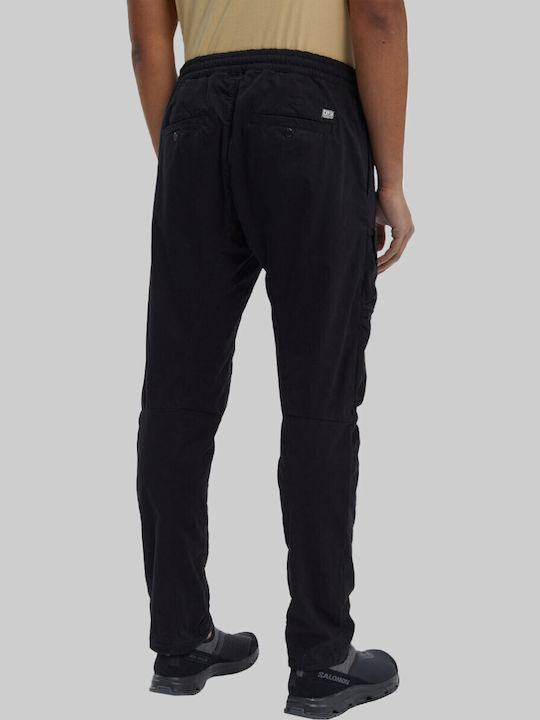 C.P Company Men's Trousers Cargo in Regular Fit Black