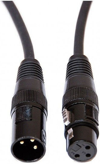 Cable4Me Cablu XLR de sex masculin - XLR de sex feminin Negru 15m