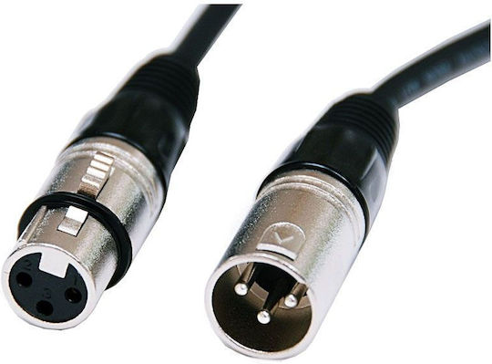 Cable4Me Kabel XLR-Stecker - XLR-Stecker Silber 3m