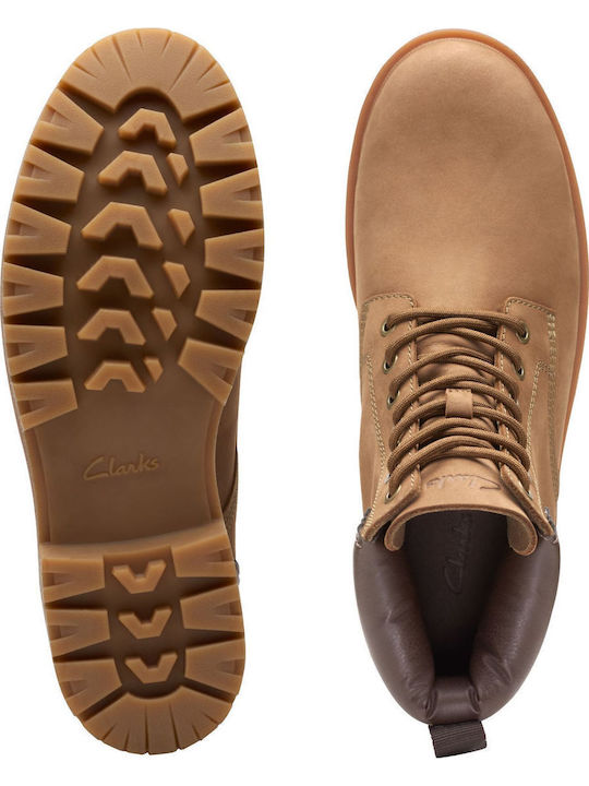 Rossdale Hi GTX Δερμάτινα Μπεζ Ανδρικά Μποτάκια Αδιάβροχα