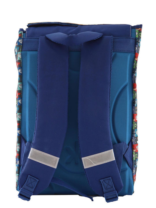 PJ Masks Σχολική Τσάντα Πλάτης Δημοτικού Πολύχρωμη