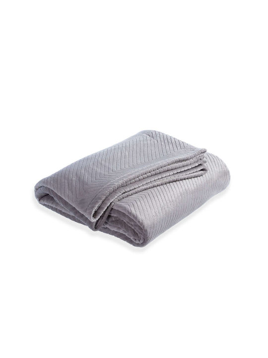Nef-Nef Homeware Dakari Armchair Throw Jacquard 130x180cm Grey