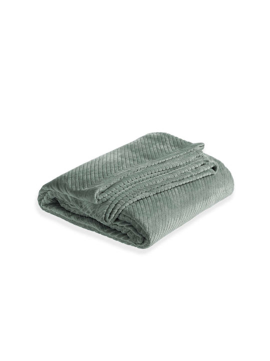 Nef-Nef Homeware Sofa Throws 2 Seater Dakari 180x250cm Green