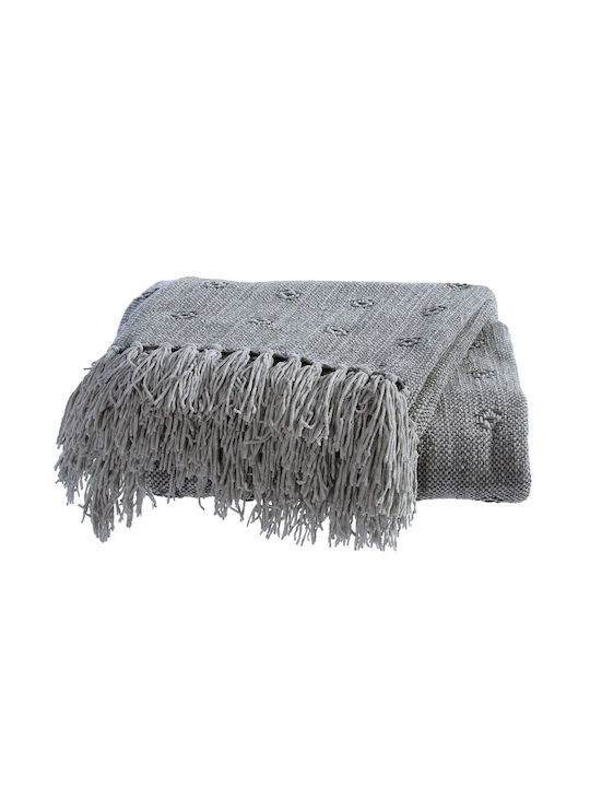 Nef-Nef Homeware Devine Рихтари Фотьойл Жакард 180x180см Сив