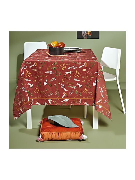 Kentia Покривка за маса Памучна Mushroom Бежов 140x180бр