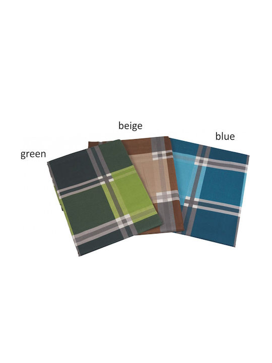 Kipper Checkered 14470 Green 140x140cm