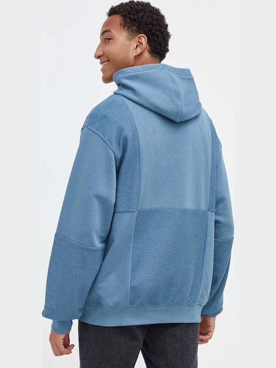 Sweatshirt mit Kapuze Hellblau