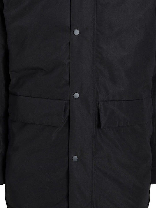 Jack & Jones Herren Winter Jacke Lässig Schwarz