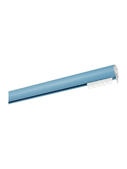 Zogometal Metalic Galerie pentru perdele Color More Mat Collection Dublu cu șină Φ25mm 240buc Albastru deschis