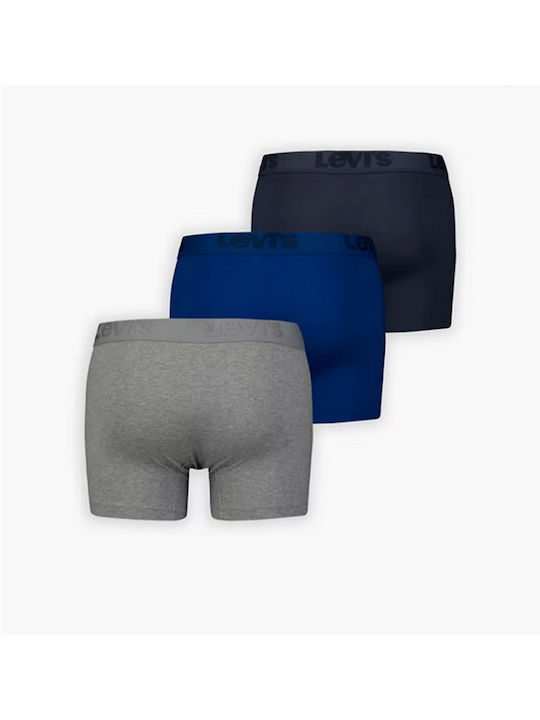 Levi's Herren Boxershorts Mehrfarbig 3Packung