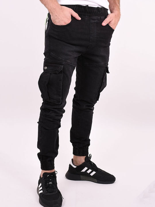 Dsplay Herren Jeanshose Schwarz