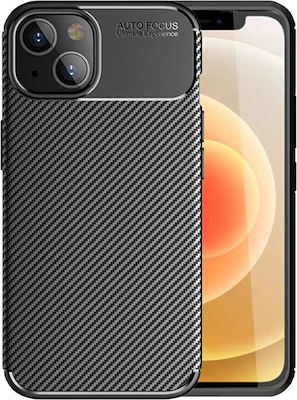 Ancus Autofocus Carbon Fiber Back Cover Black (iPhone 15 Plus)