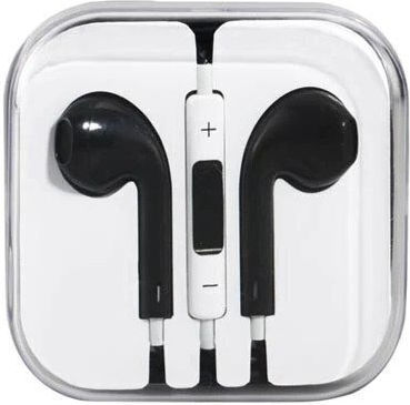 D-46 In-ear Handsfree με Βύσμα 3.5mm Μαύρο