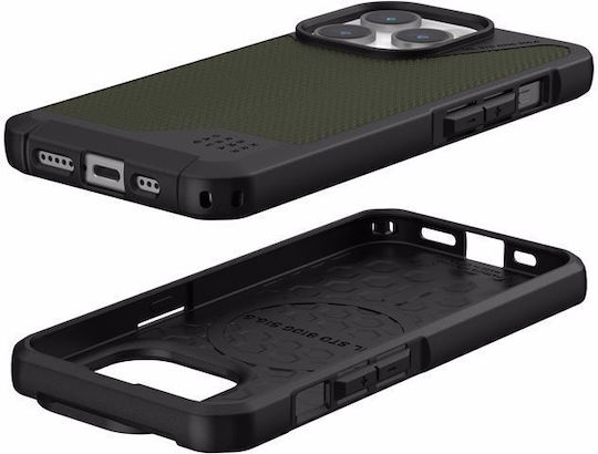 UAG Metropolis Lt Back Cover Aramid Fiber 2mm Χακί (iPhone 15 Pro)