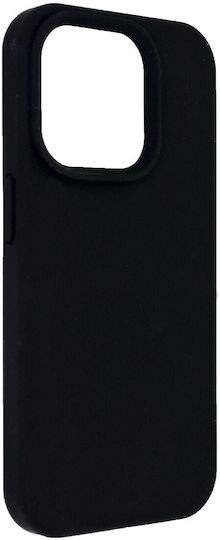 Ancus Liquid Umschlag Rückseite Silikon Robust Schwarz (iPhone 15 Pro) 39804