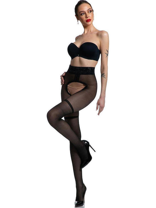 Amour Ciorapi plasă sexy Negru
