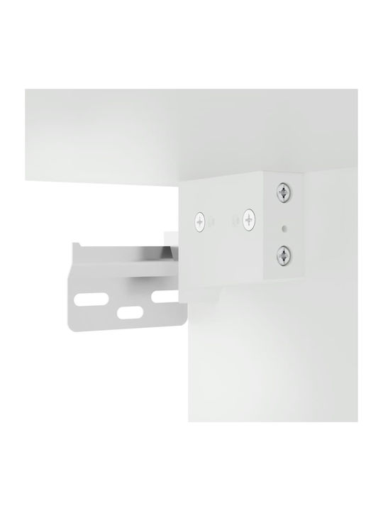 Schrank Boden Weiß 34.5x34x180cm