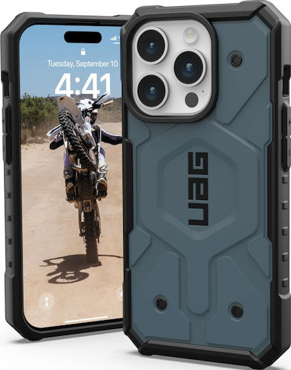 UAG Pathfinder Umschlag Rückseite Kunststoff / Silikon Blau (iPhone 15 Pro)