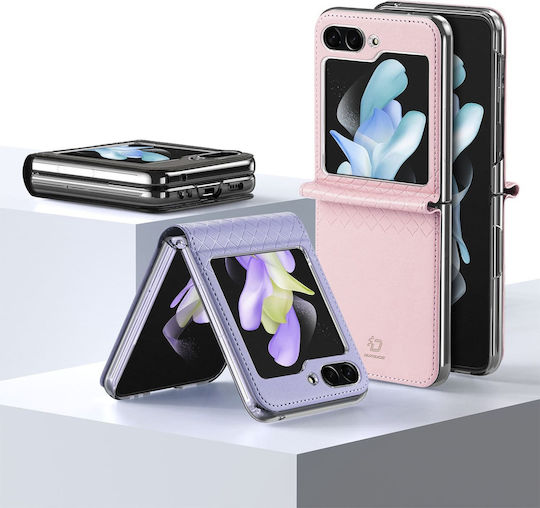 Dux Ducis Bril Back Cover Synthetic Leather Magnetic Black (Galaxy Z Flip5)