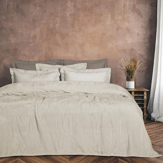Das Home 1341 Υπέρδιπλη 220x240εκ. Ιβουάρ