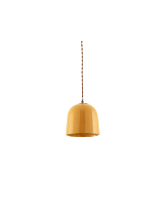 La Redoute Interieurs Pendant Light Yellow 15x15x119cm
