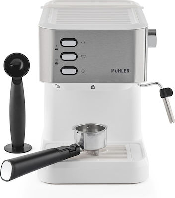 Muhler MCM-1588 Automatic Espresso Machine 1050W Pressure 20bar Silver