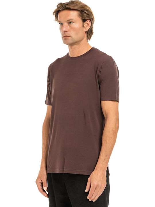 T-shirt Καφέ