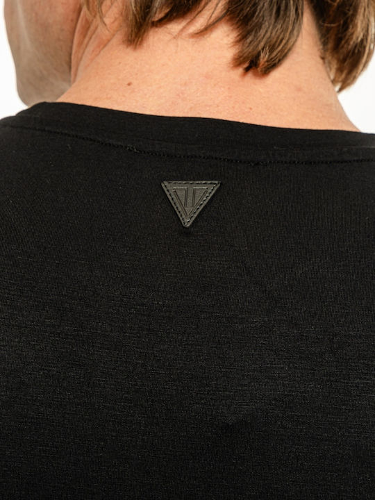 T-shirt Μαύρο