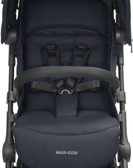 Maxi-Cosi Lara 2 Baby Stroller Suitable for Newborn Essential Black 6.4kg