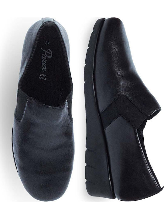 Women's Slip-On Leather Black