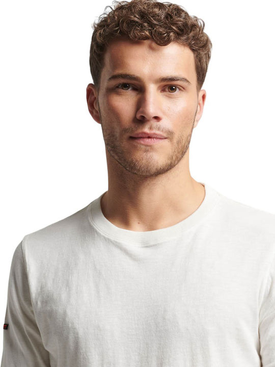 Superdry Herren Langarmshirt Weiß