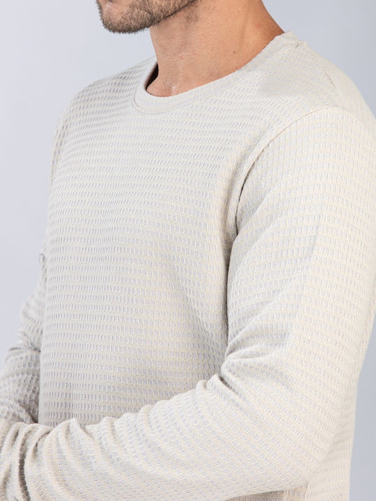 Long Sleeve Blouse Beige
