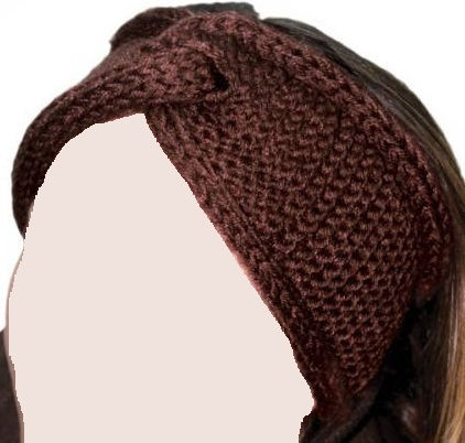 Knitted Beanie Cap Brown