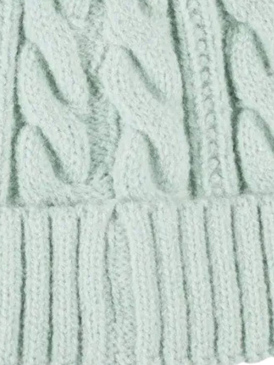 Beanie Beanie Knitted in Green color