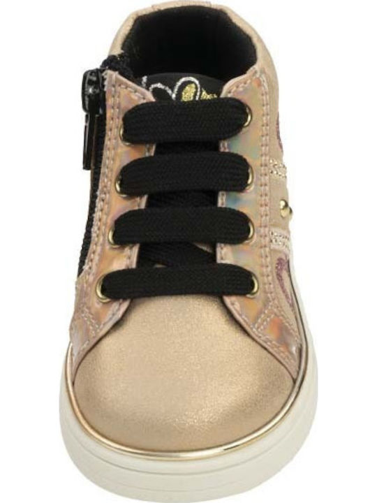 Kids Boots with Laces Pink