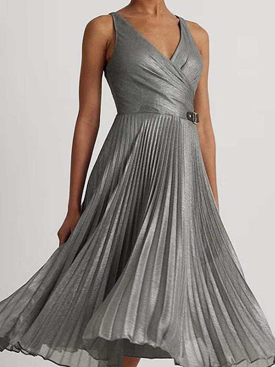 Rochie Midi de Seara de Vară Gri