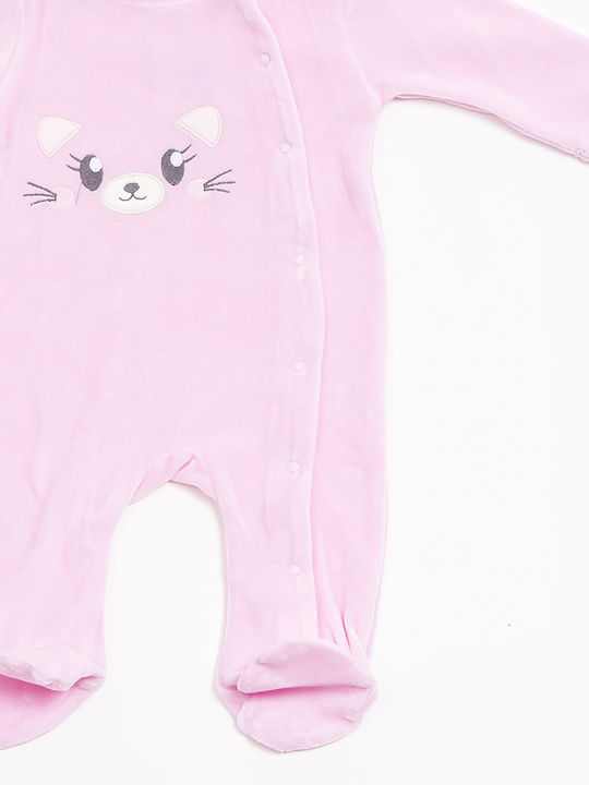 Trax Baby Bodysuit Set Velvet Pink