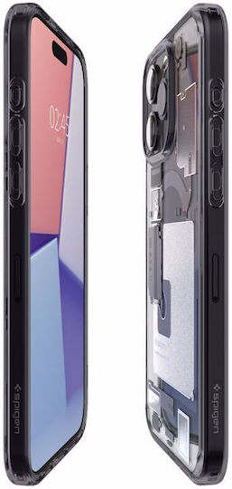 Spigen Ultra Hybrid Zero One (MagFit) Задна корица Пластмаса 2мм Магнитен Черен (iPhone 15 Pro)