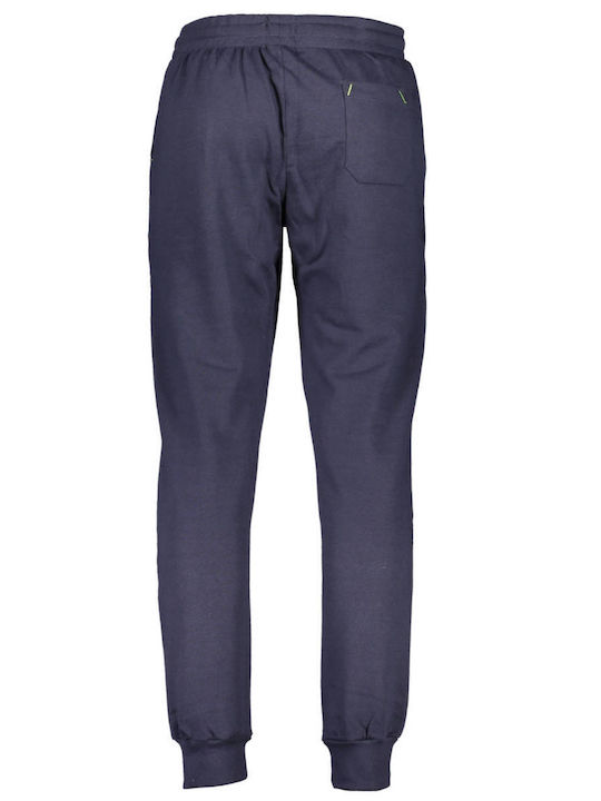 Gian Marco Venturi Men's Sweatpants with Rubber Blue