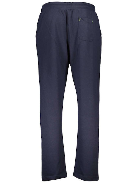 Gian Marco Venturi Men's Sweatpants with Rubber Blue