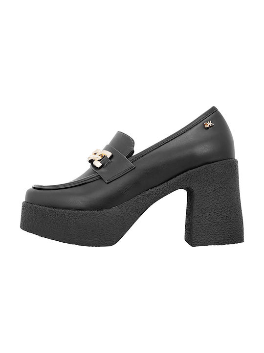 Gianna Kazakou Leather Black Heels Margie