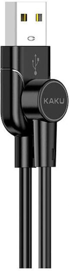 Kakusiga USB 2.0 Кабел USB-C Мъжки - USB-A Черен 1м KSC-374/BLACK/TC